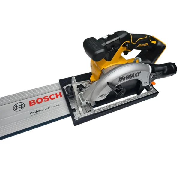DCS391 DCS565 BOS (2) Adapter do piły tarczowej Dewalt DCS391 DCS565, podstawa prowadnicy, kompatybilna z szyną prowadzącą BOSCH, MAFELL