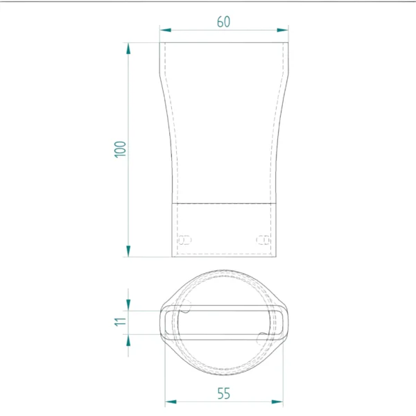 Nasadka krótka do Milwaukee M18 BBL dysza do dmuchawy