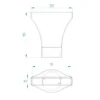 Nasadka krótka do Milwaukee M18 BBL dysza do dmuchawy