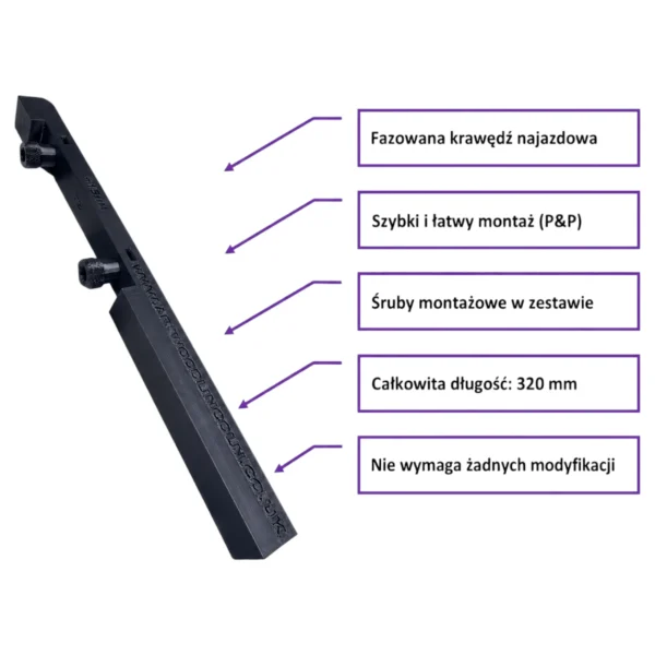 Przedłużka do prowadnicy równoległej MILWAUKEE 43300100