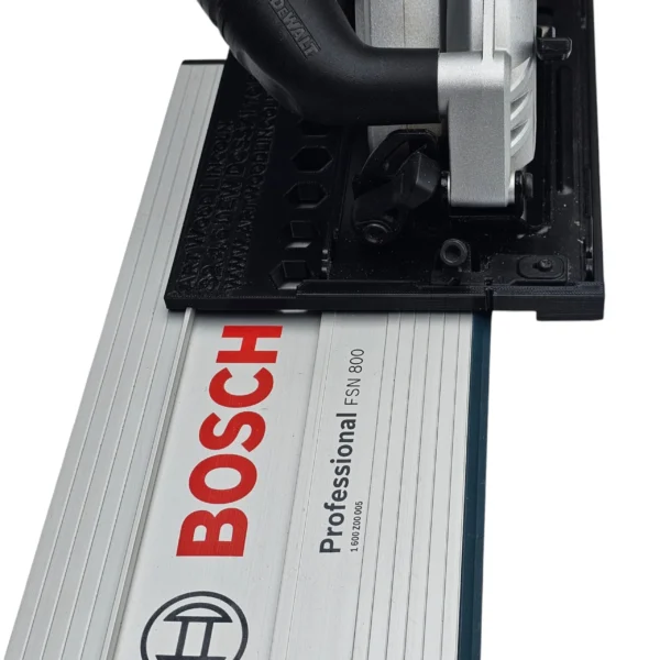 DCS571 to BOS (1) Adapter do piły tarczowej Dewalt DCS571 , podstawa prowadnicy, kompatybilna z szyną prowadzącą BOSCH MAFELL