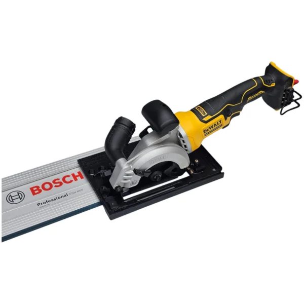 DCS571 to BOS (3) Adapter do piły tarczowej Dewalt DCS571 , podstawa prowadnicy, kompatybilna z szyną prowadzącą BOSCH MAFELL