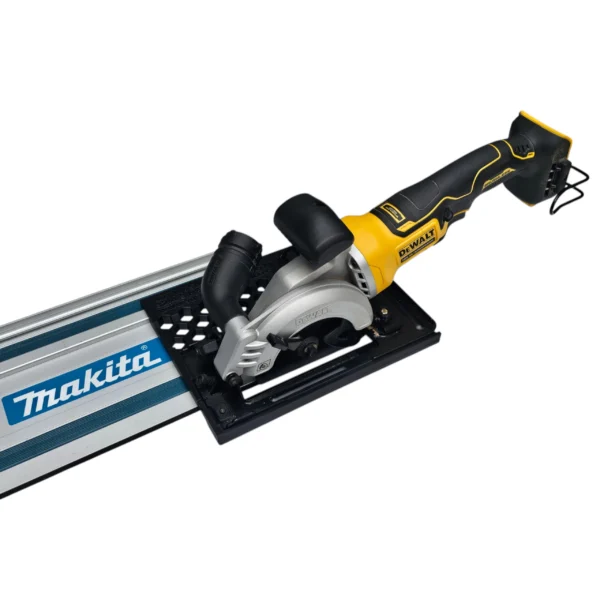Adapter do piły tarczowej Dewalt DCS571 , podstawa prowadnicy, kompatybilna z szyną prowadzącą MAKITA