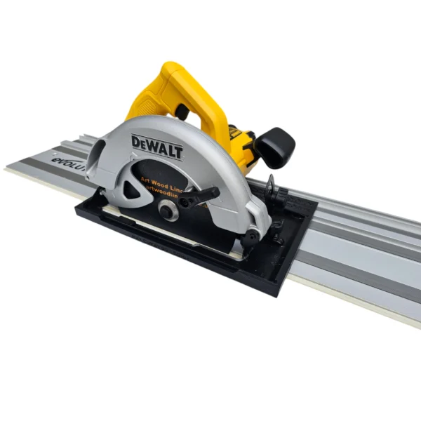 Dew DWE560 to EVO (1) Adapter do piły tarczowej Dewalt DWE560K-GB DWE560-LX DWE560 kompatybilny z szyną prowadzącą EVOLUTION