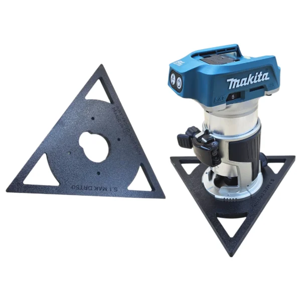 Tringular Makita DRT50 (1) Szablon trójkątny do frezarki Makita DRT50 RT0700 RT0702 XTR01Z