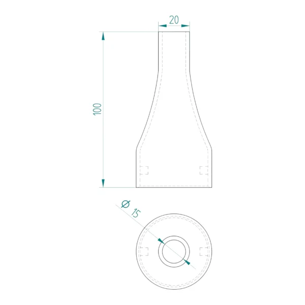 Wąska nasadka do dmuchawy BOSCH GBL18V-120