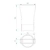 Płaska nasadka do dmuchawy BOSCH GBL18V-120