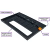M18 FCS552 to ALL (4) Adapter do piły tarczowej Milwaukee M18FCS552 2833-20 kompatybilny z szyną prowadzącą MAKITA