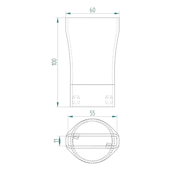 Płaska nasadka do dmuchawy DEWALT DCV100