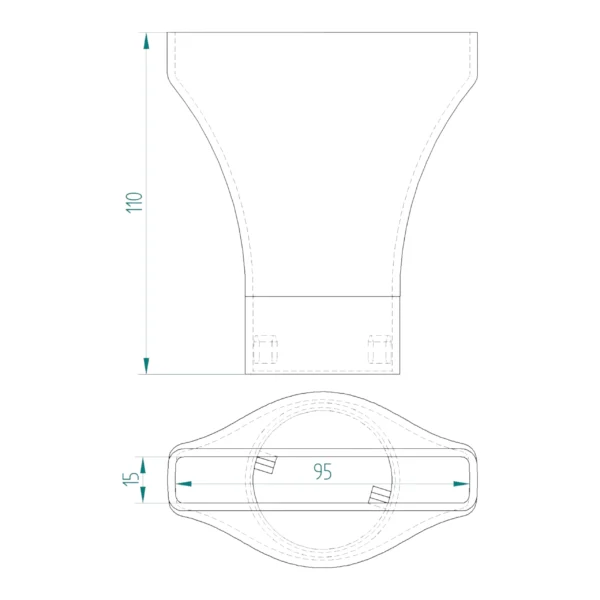Wide DCV100 (1) Nasadka do dmuchawy DEWALT DCV100
